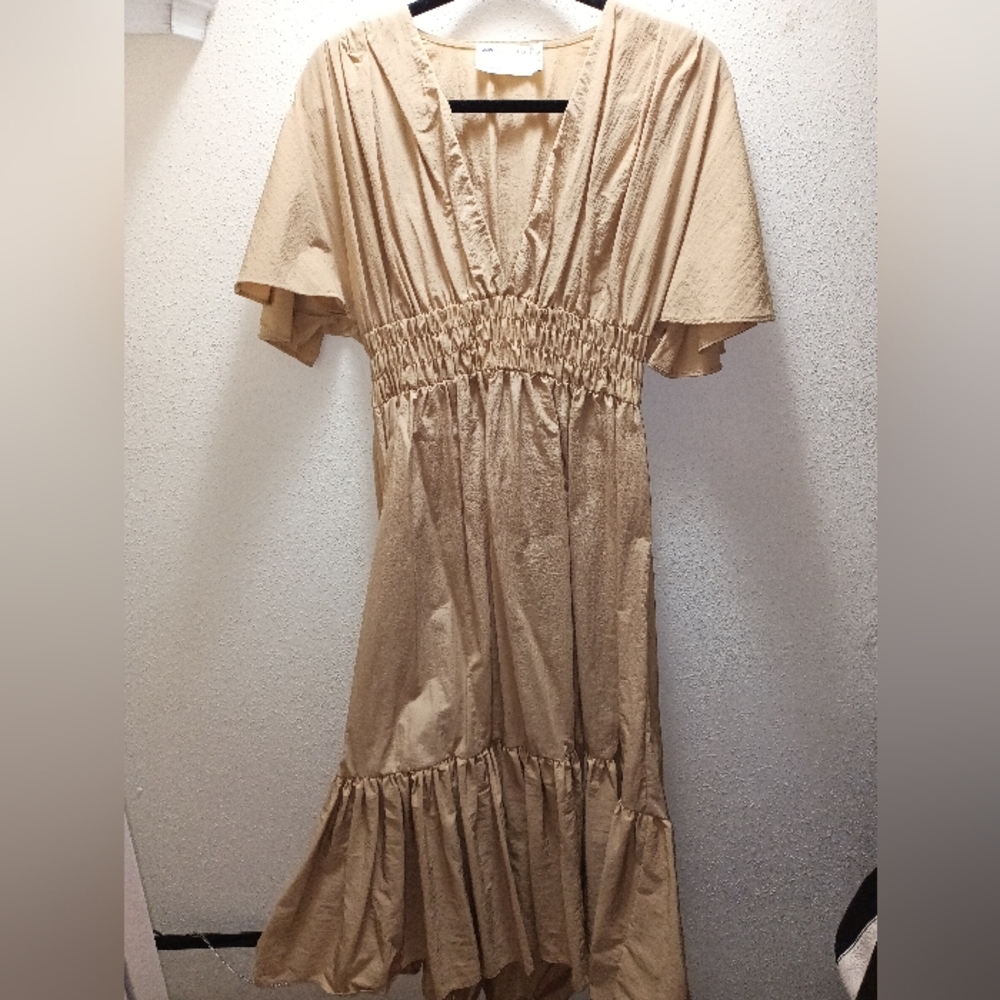 Asos Edition Camel color Maxi Dress size 6 NWOT